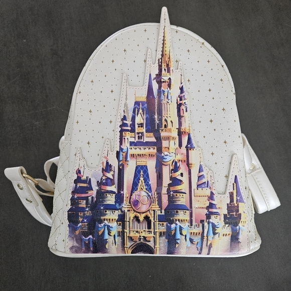 Loungefly Disney Parks 50th Anniversary Cinderella Castle Mini Backpack main image 13